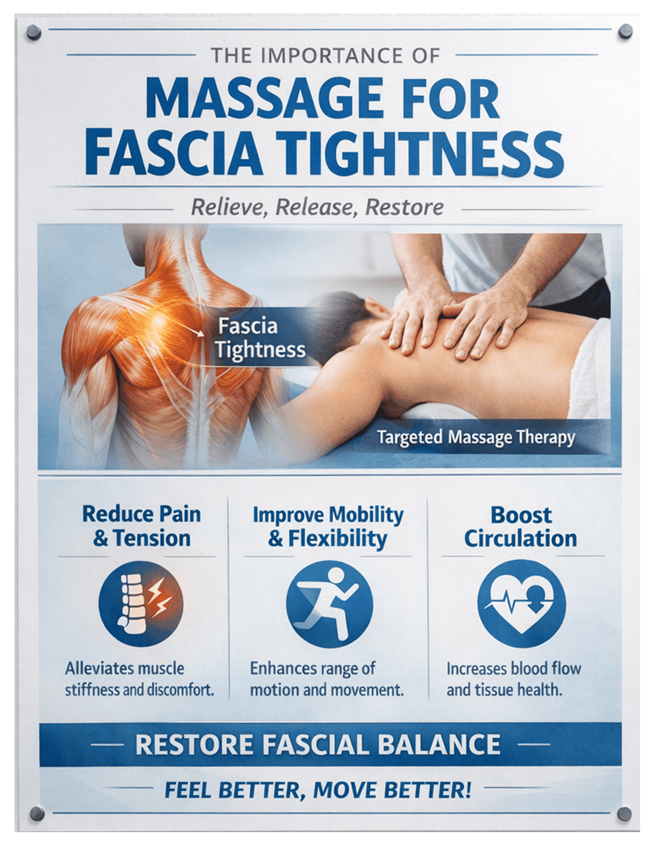 Massage for Fascia Tightness