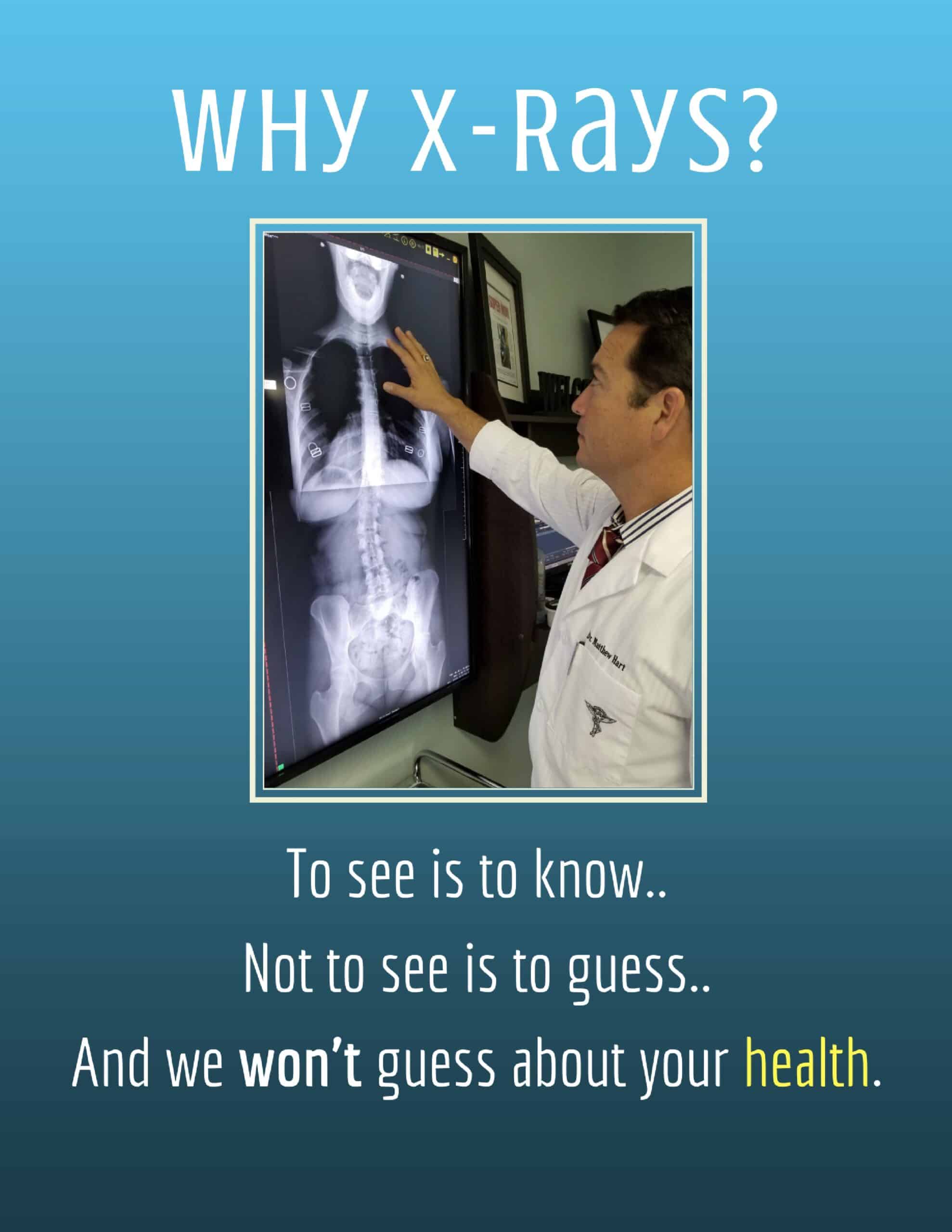 Hart Chiropractic uses X-rays to aide in care